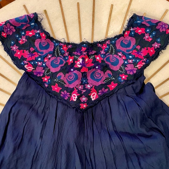 NWOT Free People In the Flower Mini Dress - Picture 6 of 8